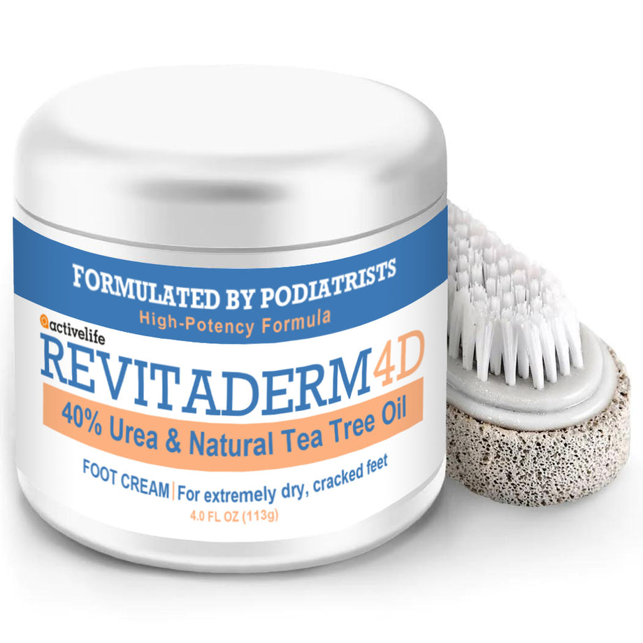 Revitaderm 4D Foot Cream - Intensive Hydration & Relief for Dry