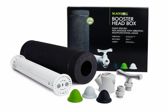 BLACKROLL - Booster Head Box, Foam Roller Massage and Vibration Set for Exercise Recovery and Relief, for Workout, Recovery, and Muscle Therapy, for Pinpoint Back and Neck Massage