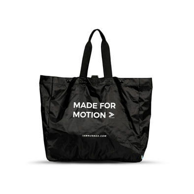 IAMRUNBOX - Shopping Backpack,  Black Backpack, Waterproof and Durable, Convertible Tote Bag and Backpack, Travel Tote Bags, Shopping Bag, Work Bags for Women