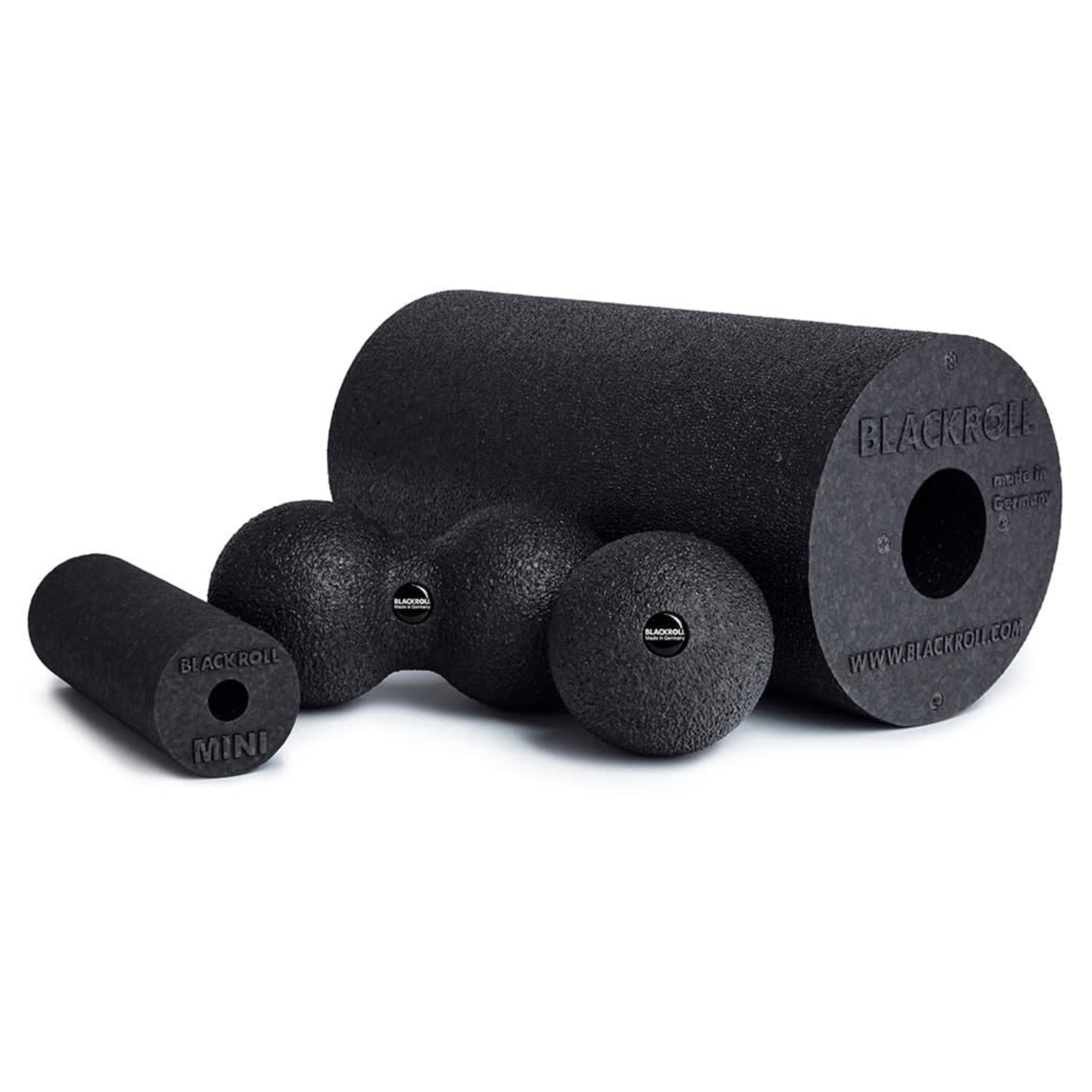 BLACKROLL Standard BlackBox Set – Foam Rollers Massage Balls for