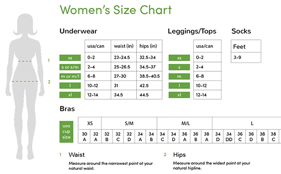 Boody Body EcoWear Women's G-String - Bamboo Viscose - Seamless - Nude 6 - X-Large - Size Chart - ActiveLifeUSA.com