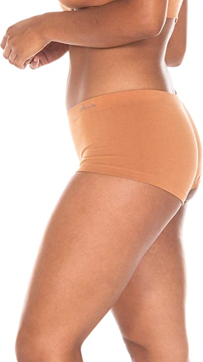 Boody Body EcoWear Women's Boyleg Briefs - Nude 2 - X-Small - ActiveLifeUSA.com