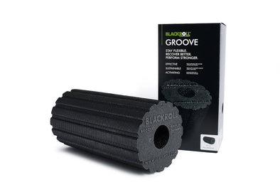 BLACKROLL - Groove Standard Foam Roller, Dense Foam Roller for Exercise, Deep Tissue Massage and Fascia Stimulation, Massage Roller for Muscle Recovery