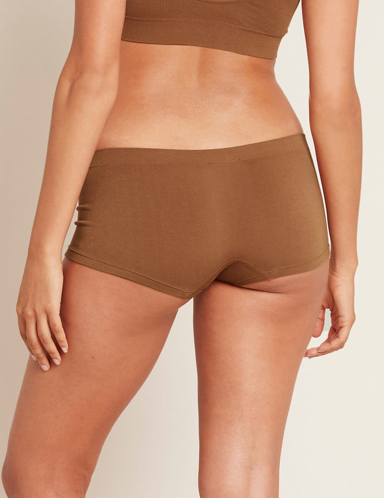 Boody Organic Bamboo EcoWear Women's BoyLeg Briefs - Nude 4 - X-Small - ActiveLifeUSA.com