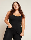 Boody Body EcoWear Women's Cami - Bamboo Viscose - Classic Soft Elegance in a Cami sole - Black - X-Large - ActiveLifeUSA.com
