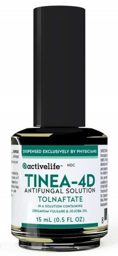 activelife Tinea-4D Antifungal Nail Polish & Solution (Transparent) - 0.5 fluid oz.