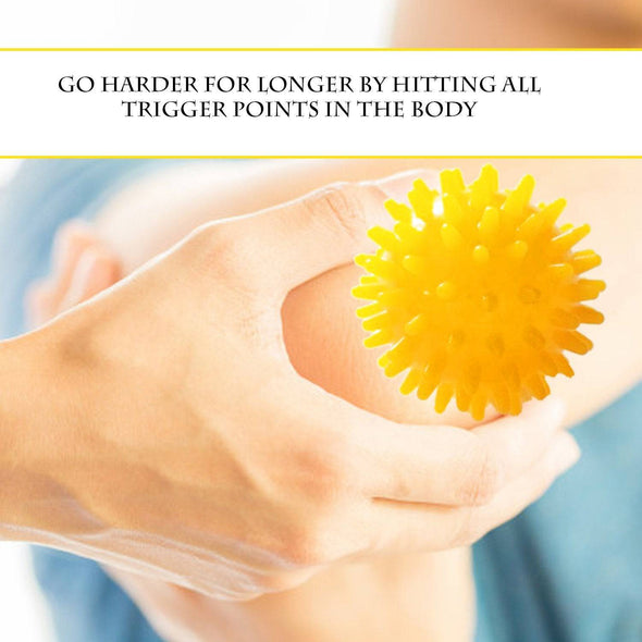 Activelife Spiky Massage Ball - PVC Spike Plantar Fasciitis Roller Small Soft - Orange - ActiveLifeUSA.com