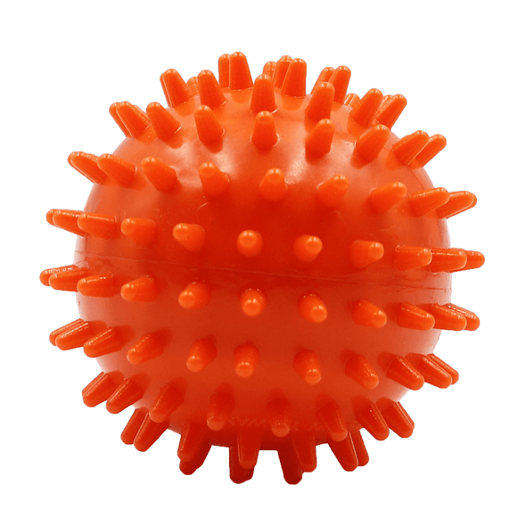 Activelife Spiky Massage Ball - PVC Spike Plantar Fasciitis Roller Small Soft - Orange - ActiveLifeUSA.com