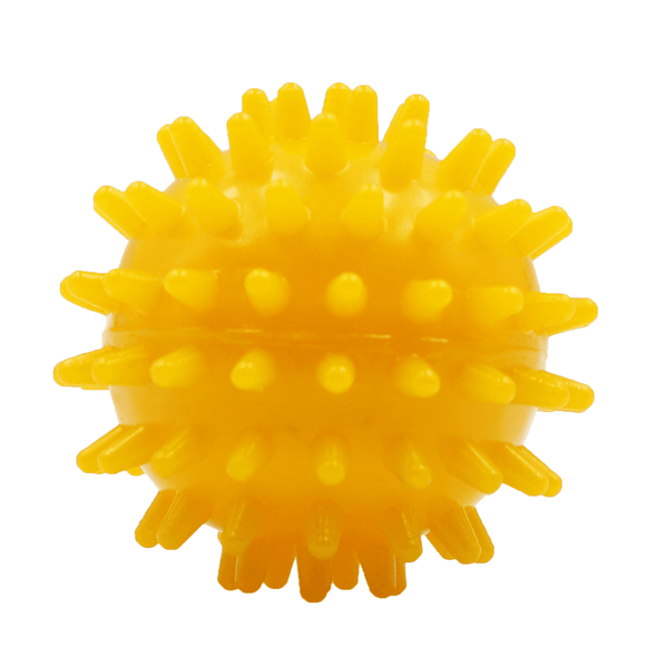 Activelife Spiky Massage Ball - PVC Spike Plantar Fasciitis Roller Small Soft - Yellow - ActiveLifeUSA.com