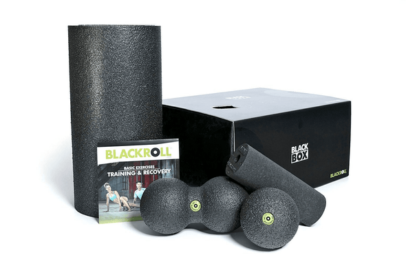 Blackroll Blackbox Standard High Density Foam Rollers Massage Balls for Myofascial Sore Muscles Deep Tissue Massage Pain Treatment Neck Back - Black - ActiveLifeUSA.com
