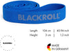 Blackroll Fabric Resistance Bands Set| Skin-Friendly Latex Free Resistance Band Set for Home Training Blackroll Super Bands (Blue - Single Band) - ActiveLifeUSA.com