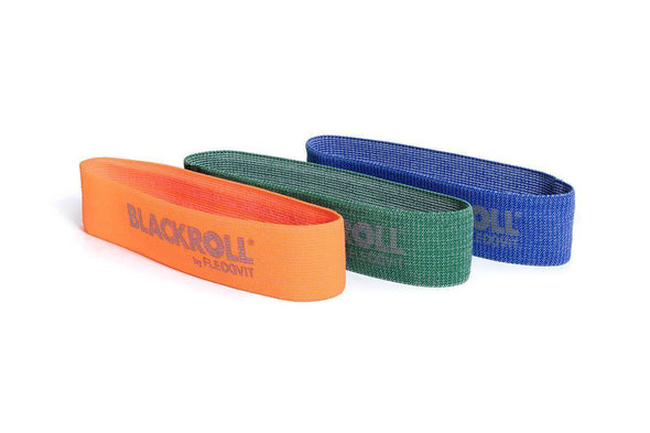 Blackroll Fabric Resistant Bands Set - Latex Free Loop Resistance Bands Set for Boody Workout Squat Hip Glutes (Pack of 3) - ActiveLifeUSA.com