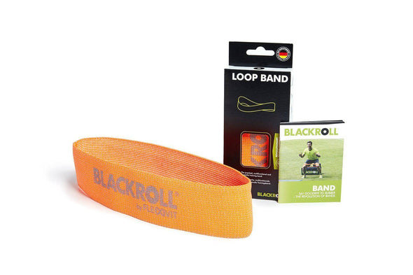 Blackroll Loop Band for Workout Legs and Hip Stretching - Fitness Band - Boody Bands - Elastic Bands for Exercise – Orange - Light Intensity - ActiveLifeUSA.com