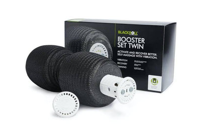 Blackroll Twin Booster Foam Roller Set with Vibration - TWIN BLACK - ActiveLifeUSA.com