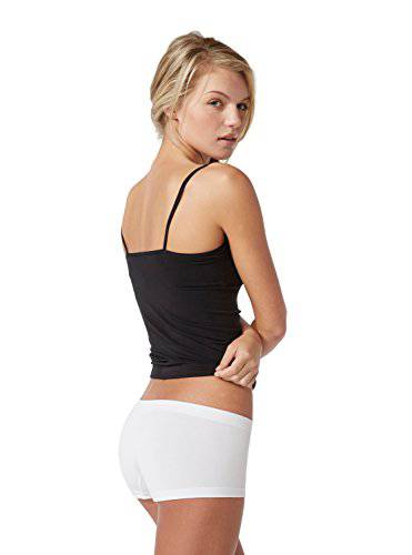 Boody Body EcoWear Women's Cami - Bamboo Viscose - Classic Soft Elegance in a Cami sole - Black - X-Large - ActiveLifeUSA.com