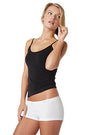 Boody Body EcoWear Women's Cami - Bamboo Viscose - Classic Soft Elegance in a Cami sole - Black - X-Large - ActiveLifeUSA.com