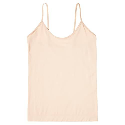 Boody Body EcoWear Women's Cami - Bamboo Viscose - Classic Soft Elegance in a Cami sole - Nude - X-Large - ActiveLifeUSA.com