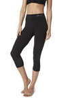 Boody Body EcoWear Women's Crop Leggings - Soft Breathable Eco Fashion for Sensitive Skin - Black - Small - ActiveLifeUSA.com