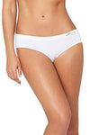 Boody Body EcoWear Women's Hipster Bikini Briefs - Bamboo Viscose - White - Medium - ActiveLifeUSA.com