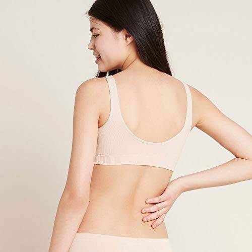 Boody Body EcoWear Women's Padded Shaper Bra - Bamboo Viscose - Seamless - Removable Padding - Nude - Small - ActiveLifeUSA.com