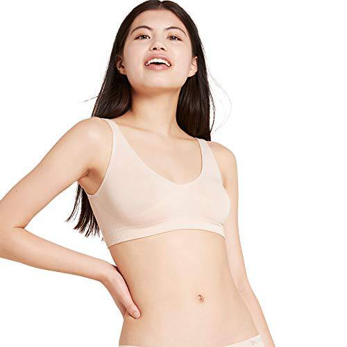 Boody Body EcoWear Women's Padded Shaper Bra - Bamboo Viscose - Seamless - Removable Padding - Nude - Small - ActiveLifeUSA.com