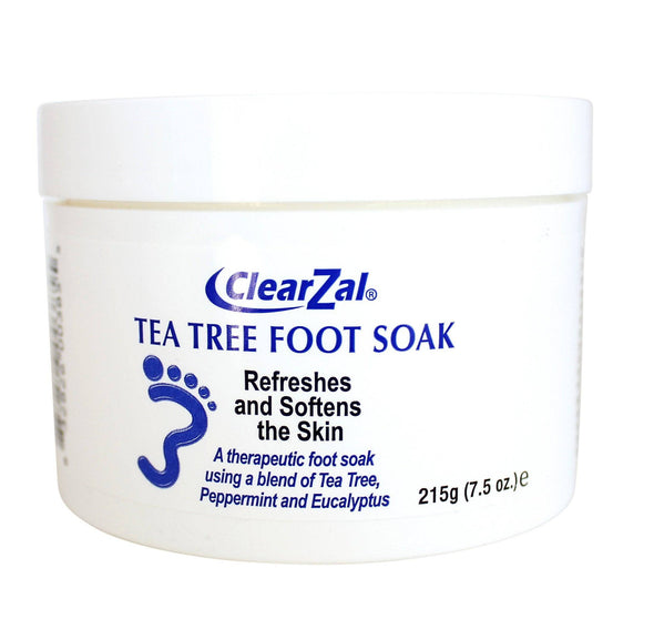 ClearZal Tea Tree Foot Soak 215g (7.5 oz) - ActiveLifeUSA.com
