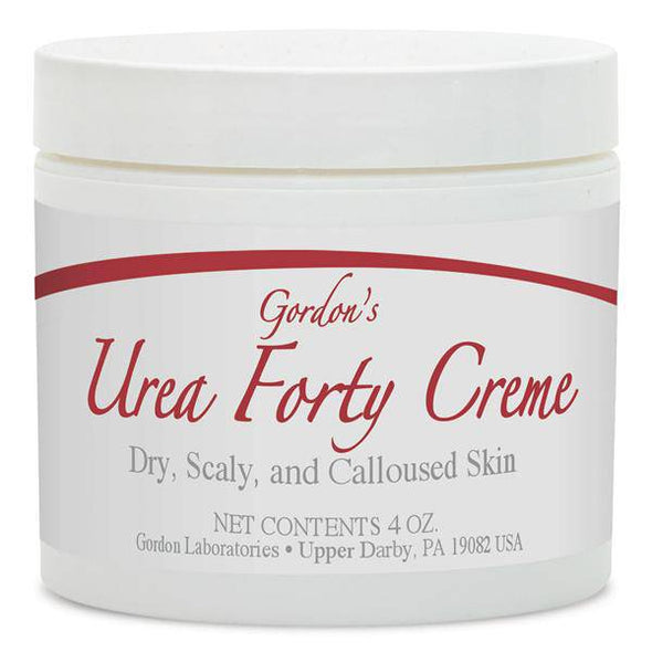 Gordon's Urea 40 Foot Cream 4oz - Callus Remover, Moisturizes & Rehydrates Thick Cracked Rough Dead & Dry Skin of Feet, Elbows and Hands - Made in USA - ActiveLifeUSA.com
