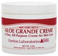 Gordon Laboratories - Aloe Grande Creme Moisturizing, Vitamin E For All Purpose Skin Care Net wt. 4oz - ActiveLifeUSA.com