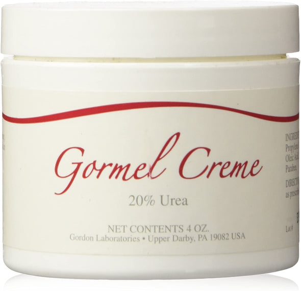 Gordon Labs Gormel Creme 20% Urea for Dry Cracked Callused Feet, Knees, Elbows and Hands Skin Performance Foot - 4 oz (Pack of 1) - ActiveLifeUSA.com