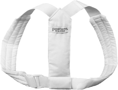 Swedish Posture Classic Brace Shoulders and Upper Back Pain Relief ((Female M-L / Male - M), White) - ActiveLifeUSA.com