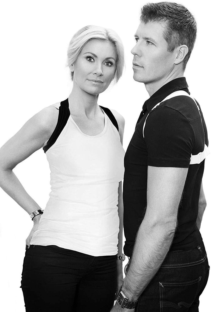 Swedish Posture Classic Shoulder and Upper Back Pain Relief and Posture Corrector Belt Black (Large-xl) - ActiveLifeUSA.com