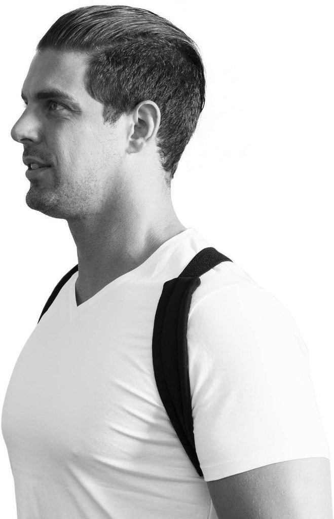 Swedish Posture Classic Shoulder and Upper Back Pain Relief and Posture Corrector Belt Black (Large-xl) - ActiveLifeUSA.com