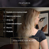 SWEDISH POSTURE Feminine Shoulder and Back Support Posture Corrector, S-M - Black - ActiveLifeUSA.com