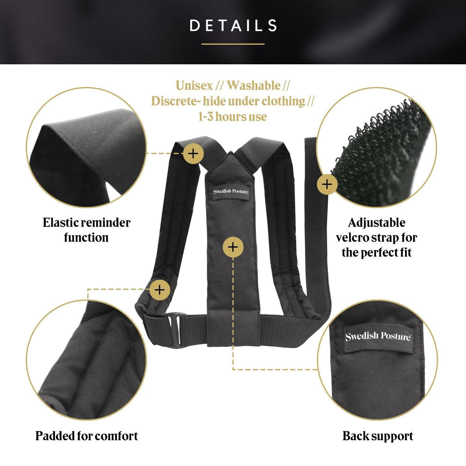  Posture Corrector For Men And Women, Comfortable