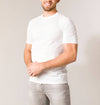 SWEDISH POSTURE Posture Reminder T-Shirt, White (Men's Large) - ActiveLifeUSA.com