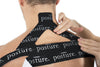 Swedish Posture Pre-cut Kinesiology Tape (Up Right, 3 Pieces, Black) - ActiveLifeUSA.com