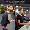 Swedish Posture Reminder T-Shirt, Black (Women's Small) - ActiveLifeUSA.com